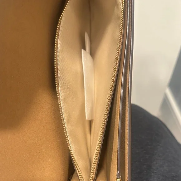 Coach Tabby 26 Tan/BRN Leather Shoulder Bag - Picture 13 of 13